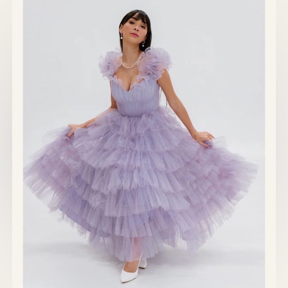 Lavender Tulle Gown “She’s a Princess”